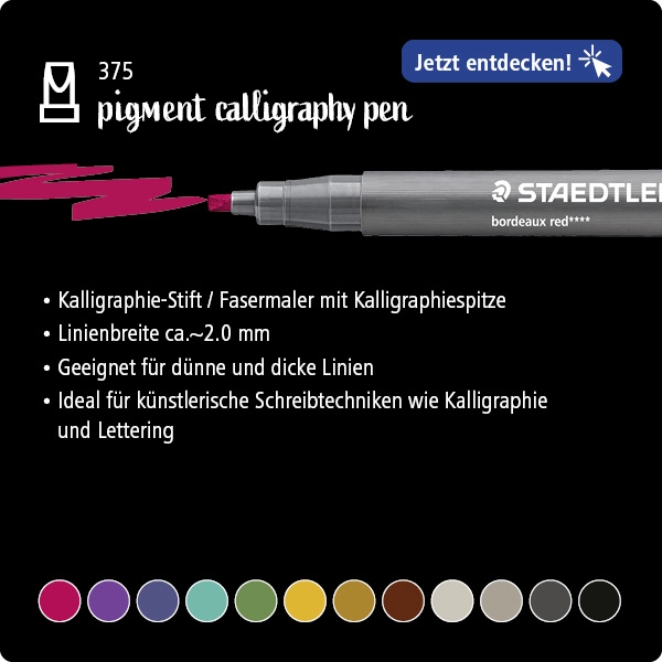 Entdecke pigment calligraphy pen 375 im duo Shop